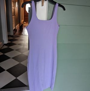 Halara knee length tank dress purple/lavender